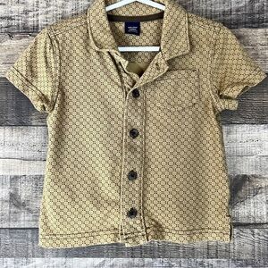 Baby Gap Toddler Boy's Button Down Brown Shirt